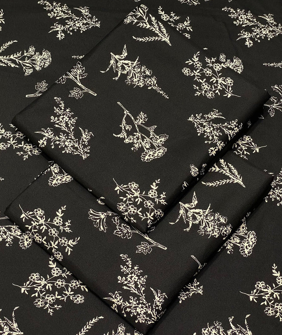 FLORAL PRINTED 2PC D-7