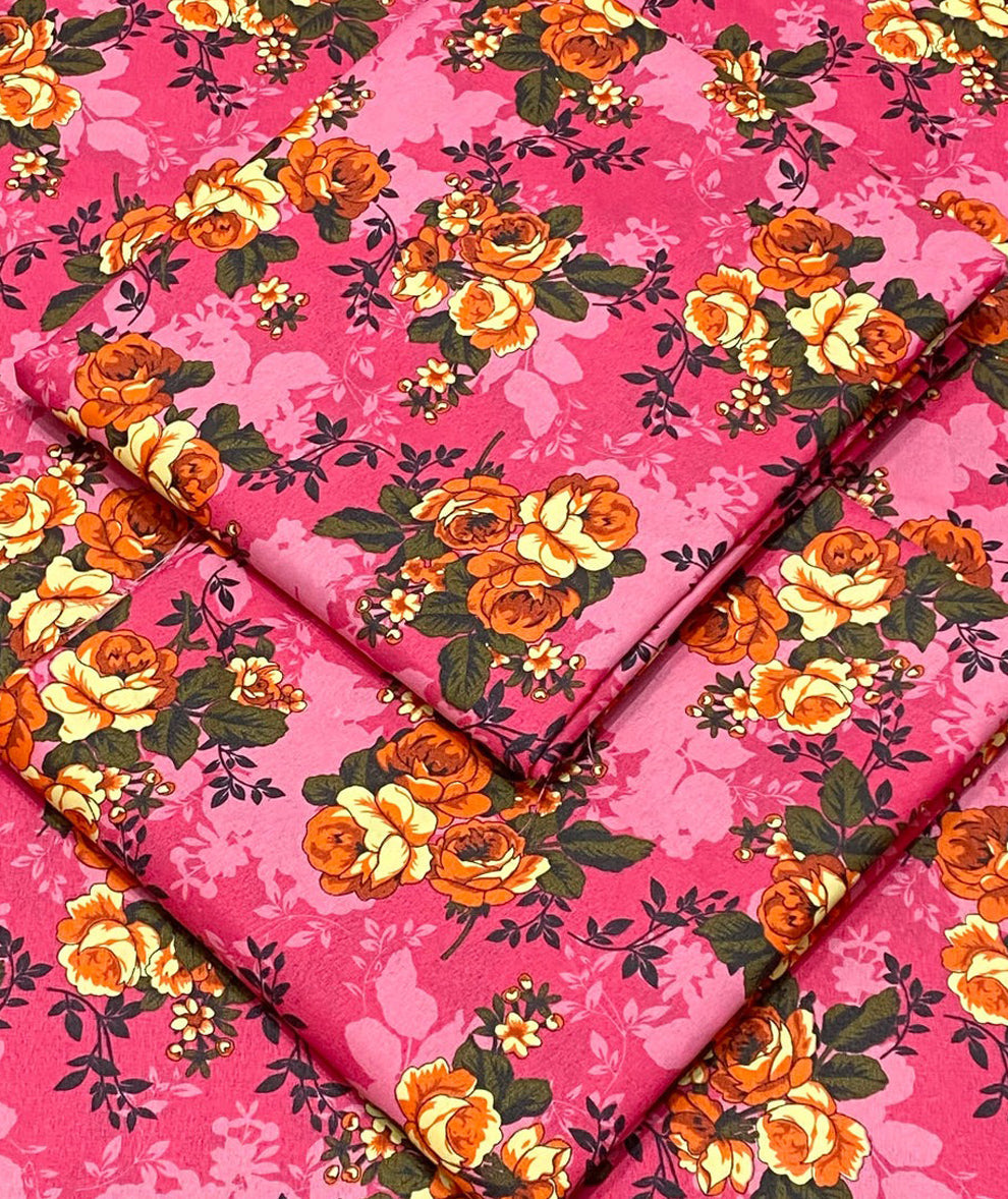 FLORAL PRINTED 2PC D-11