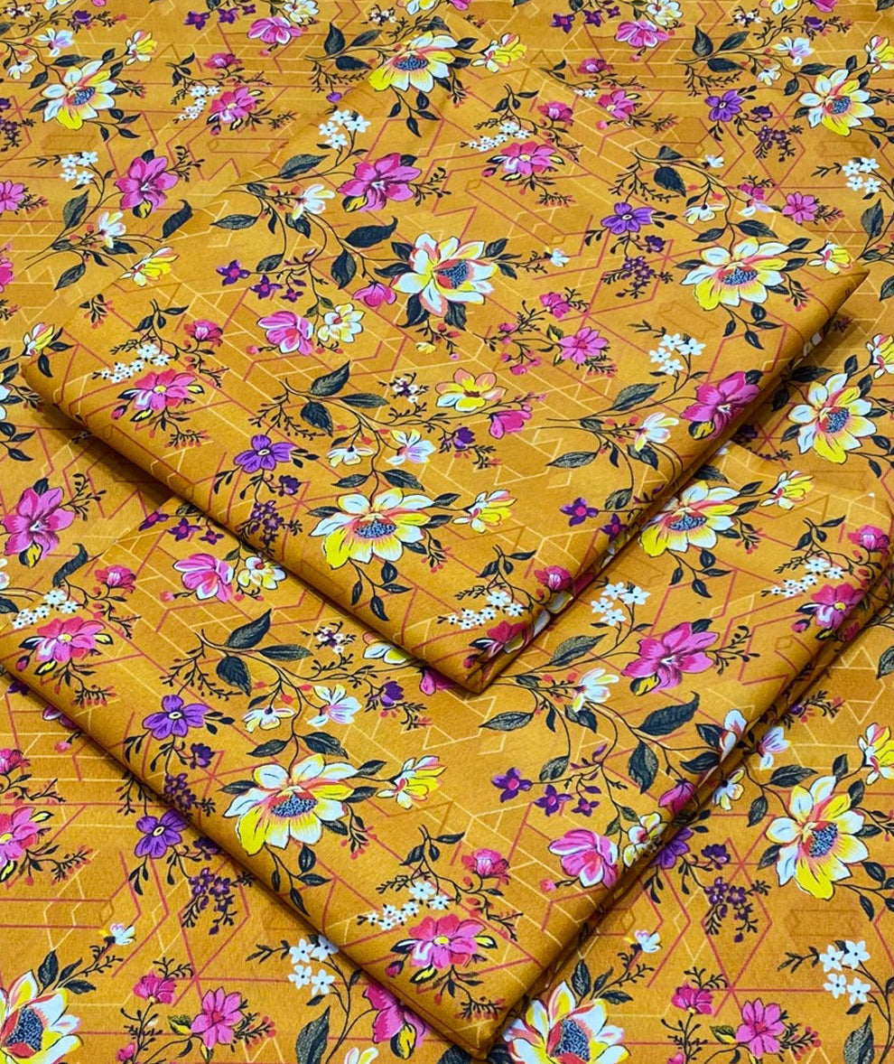 FLORAL PRINTED 2PC D-12