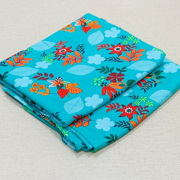 FLORAL PRINTED 2PC D-53